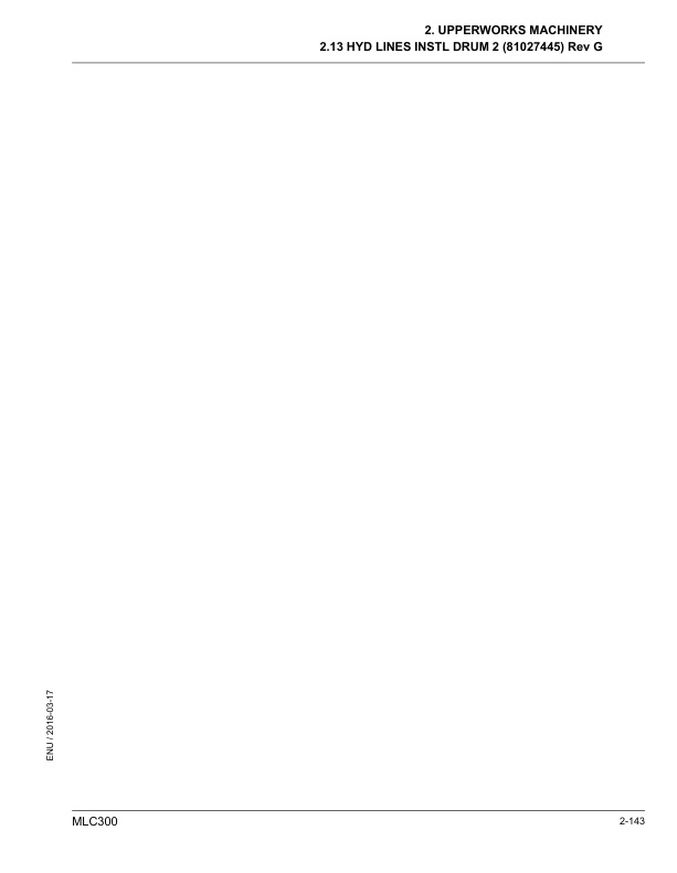 Alternative view of Manitowoc MLC300 Crane Parts Manual 605836 2016