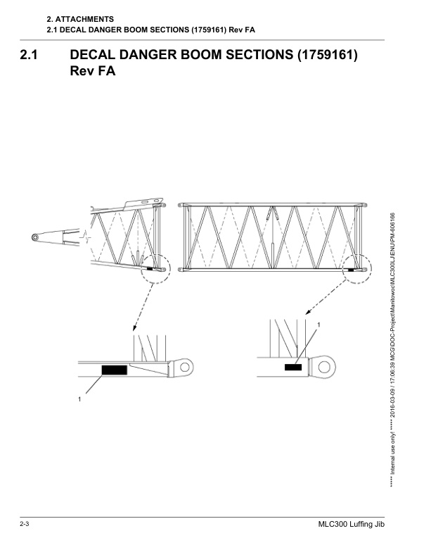 Alternative view of Manitowoc MLC300 Crane Parts Manual 606166 2016