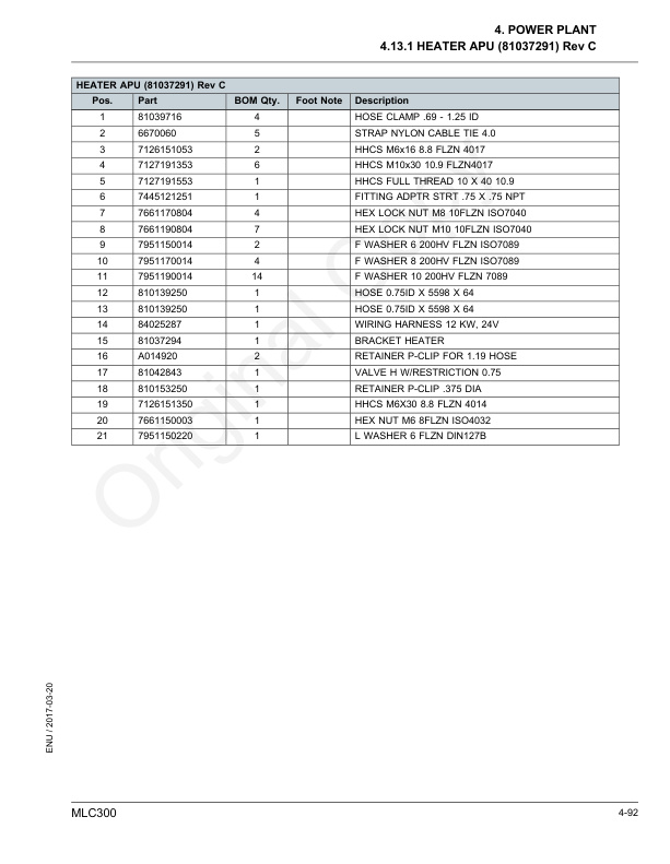 Manitowoc MLC300 Crane Parts Manual 606737 2017 3 Manitowoc MLC300 Crane Parts Manual 606737 2017 - Image 3