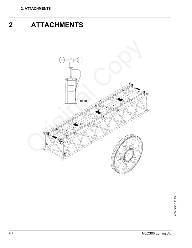 Alternative view of Manitowoc MLC300 Crane Parts Manual 607106 2017