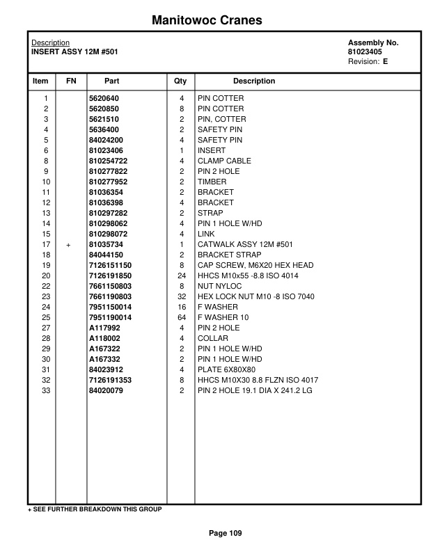 Manitowoc MLC300 LUFF Crane Parts Manual 3005034 2020 3 Manitowoc MLC300 LUFF Crane Parts Manual 3005034 2020-3