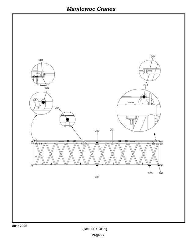Manitowoc MLC300 LUFF Crane Parts Manual 3005036 2020 3 Manitowoc MLC300 LUFF Crane Parts Manual 3005036 2020-3