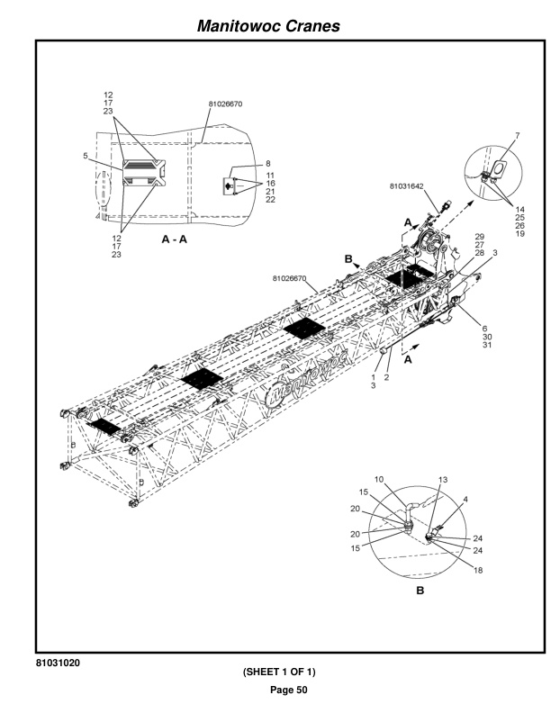 Manitowoc MLC300LJ Crane Parts Manual 3005043 2022 2 Manitowoc MLC300LJ Crane Parts Manual 3005043 2022-2