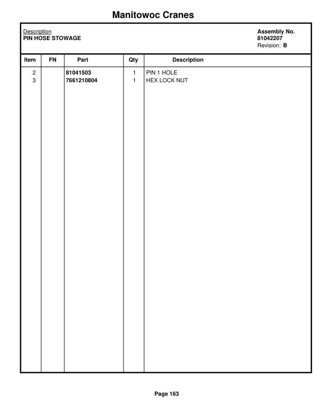 Manitowoc MLC300VPC-MAX Crane Parts Manual 3003037 2020 3 Manitowoc MLC300VPC-MAX Crane Parts Manual 3003037 2020-3