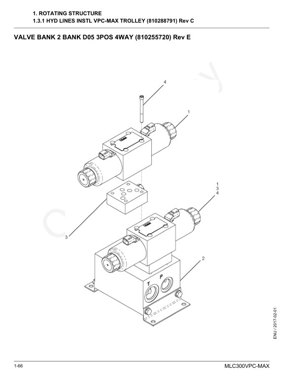 Alternative view of Manitowoc MLC300VPC-MAX Crane Parts Manual 607206 2017