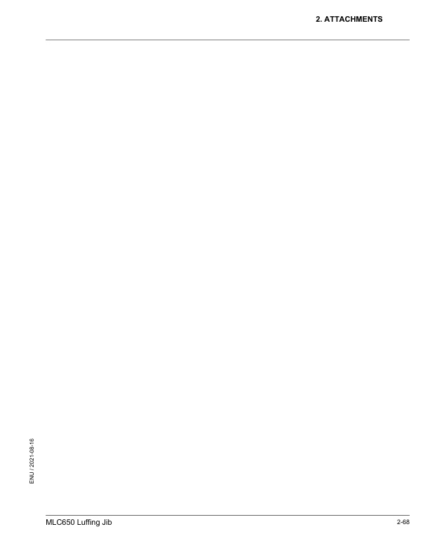 Alternative view of Manitowoc MLC650 Crane Parts Manual 606010 2021