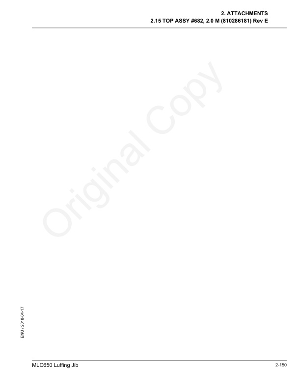 Manitowoc MLC650 Crane Parts Manual 607301 2018 3 Manitowoc MLC650 Crane Parts Manual 607301 2018 - Image 3
