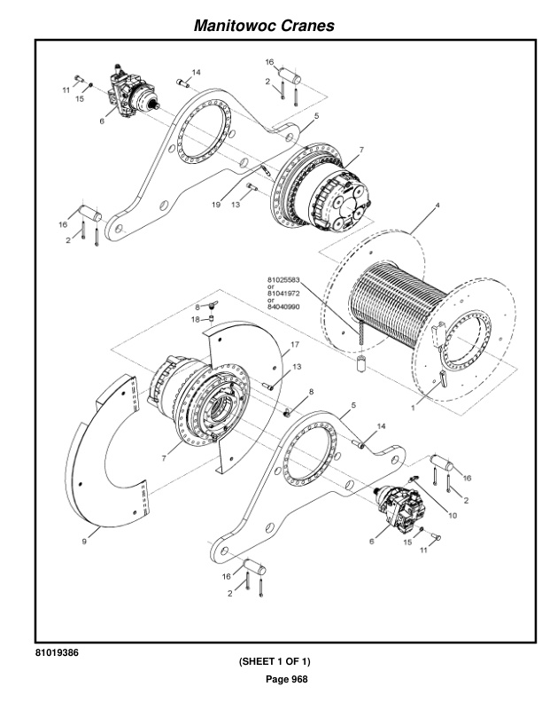 Manitowoc MLC650 Crane Parts Manual 6501028 2018 3 Manitowoc MLC650 Crane Parts Manual 6501028 2018-3