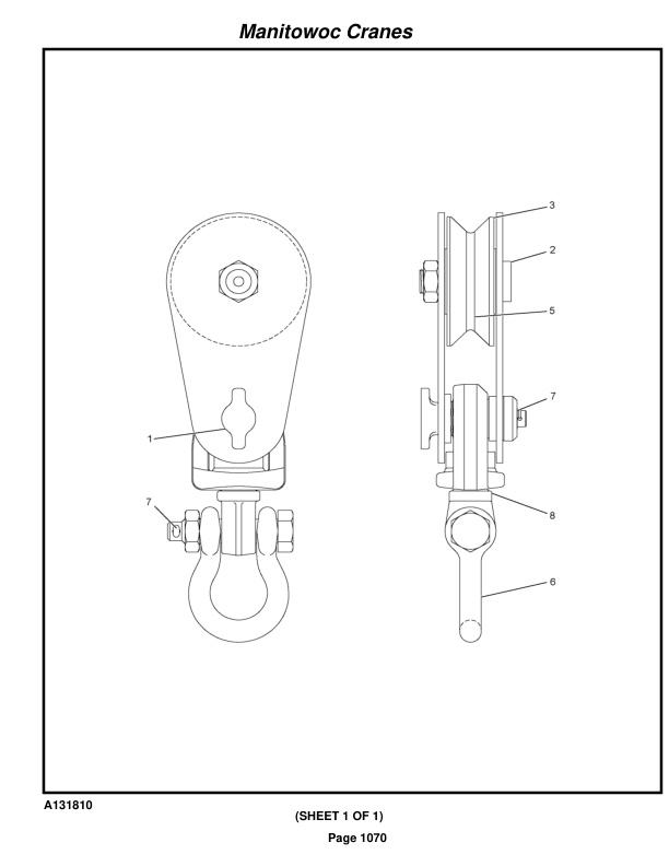 Manitowoc MLC650 Crane Parts Manual 6501031 2020 3 Manitowoc MLC650 Crane Parts Manual 6501031 2020-3