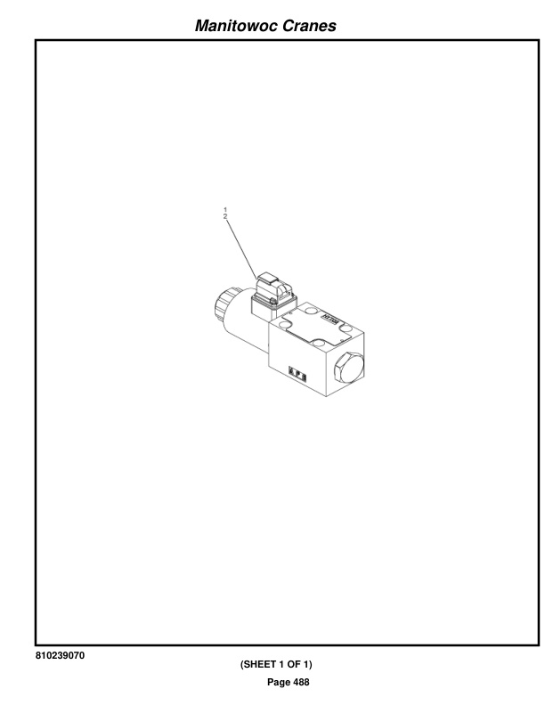 Manitowoc MLC650 Crane Parts Manual 6501033 2019 2 Manitowoc MLC650 Crane Parts Manual 6501033 2019-2
