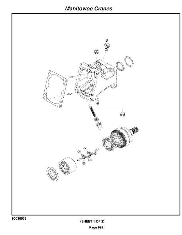 Manitowoc MLC650 Crane Parts Manual 6501033 2019 3 Manitowoc MLC650 Crane Parts Manual 6501033 2019-3