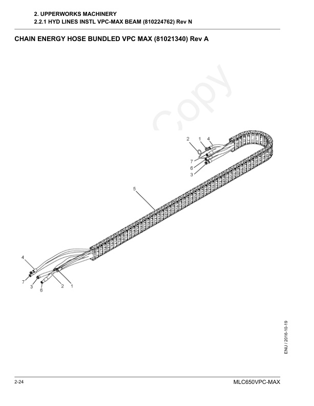 Alternative view of Manitowoc MLC650VPC-MAX Crane Parts Manual 605026 2016