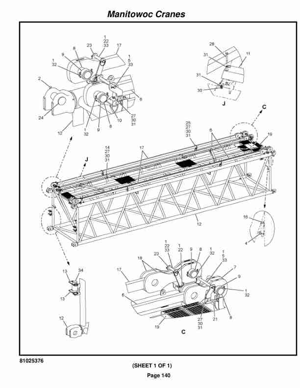 Manitowoc MLC650VPC-MAX Crane Parts Manual 6503024 2019-3
