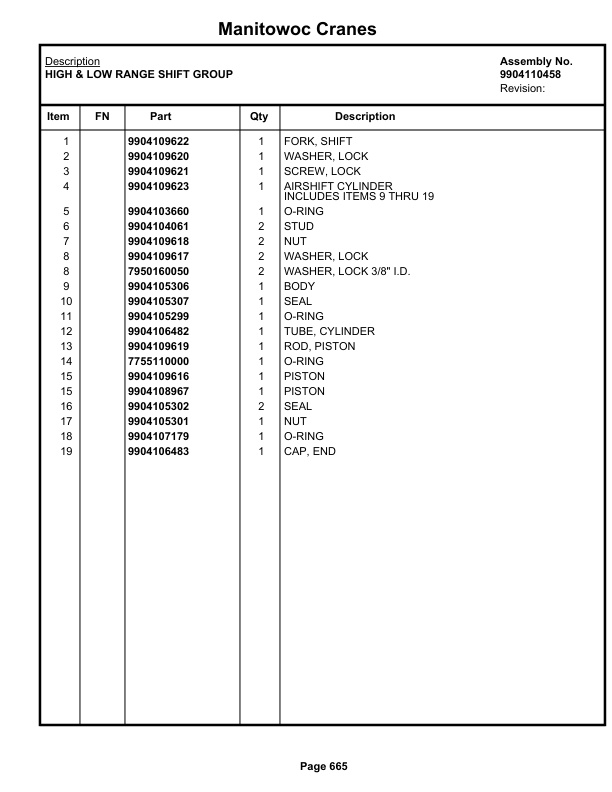 Grove GRT650L Crane Parts Manual 236861 2020 3 Grove GRT650L Crane Parts Manual 236861 2020-3