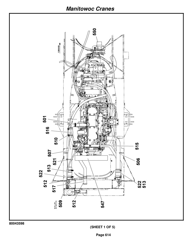 Grove RT600E Crane Parts Manual 232899 2012 3 Grove RT600E Crane Parts Manual 232899 2012-3