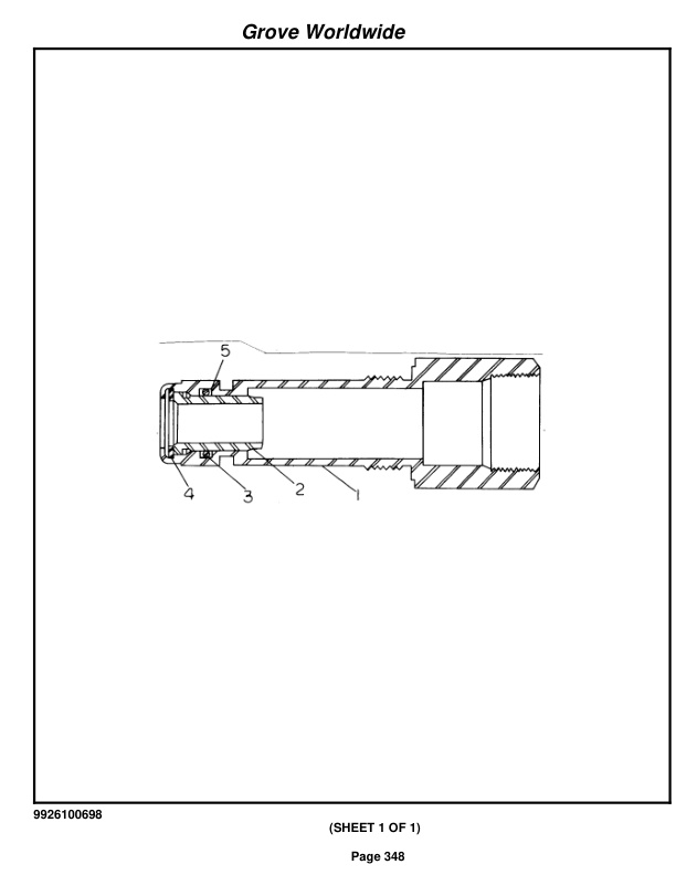 Grove RT60S Crane Parts Manual 38561 2003 2 Grove RT60S Crane Parts Manual 38561 2003-2
