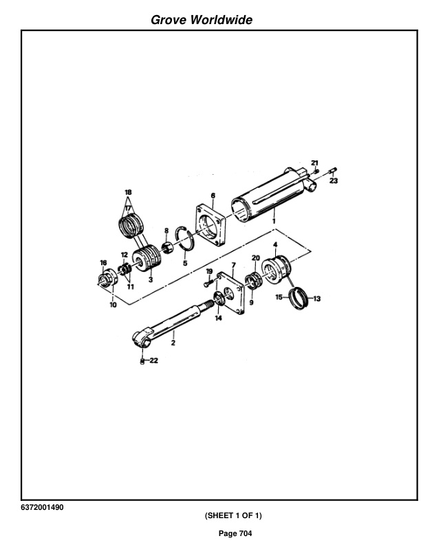 Grove RT60S Crane Parts Manual 38561 2003 3 Grove RT60S Crane Parts Manual 38561 2003-3