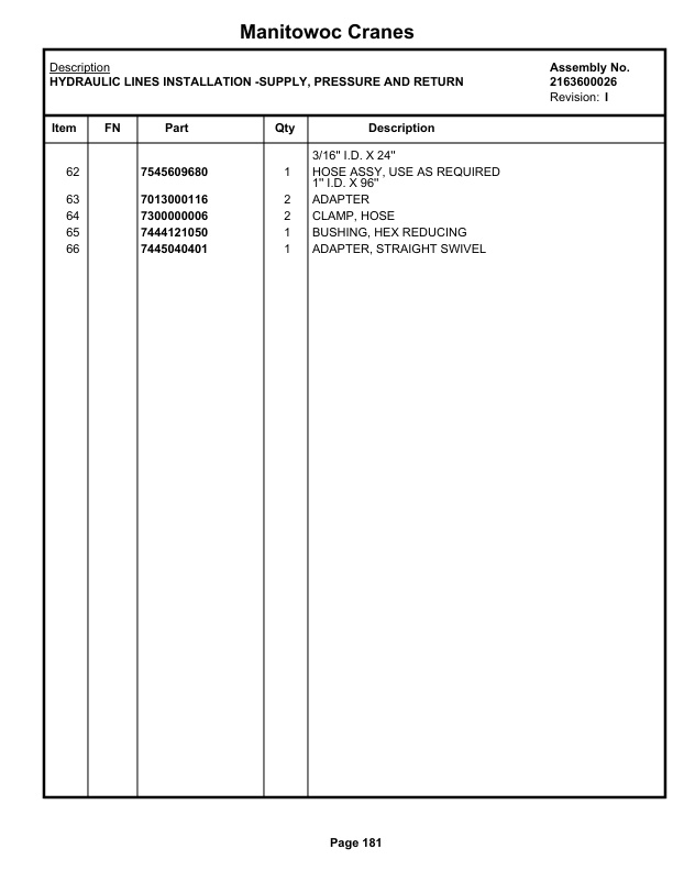 Grove RT630 Crane Parts Manual 43327 2021 2 Grove RT630 Crane Parts Manual 43327 2021-2