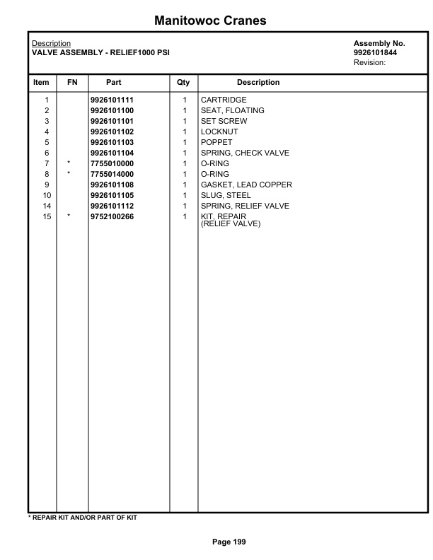 Grove RT630 Crane Parts Manual 48256 2021 2 Grove RT630 Crane Parts Manual 48256 2021-2