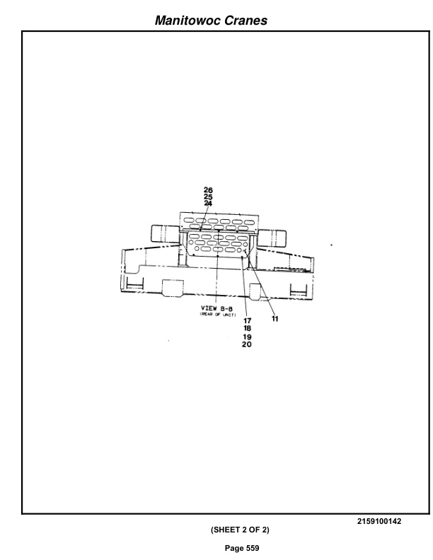 Grove RT630B Crane Parts Manual 77162 2010-3