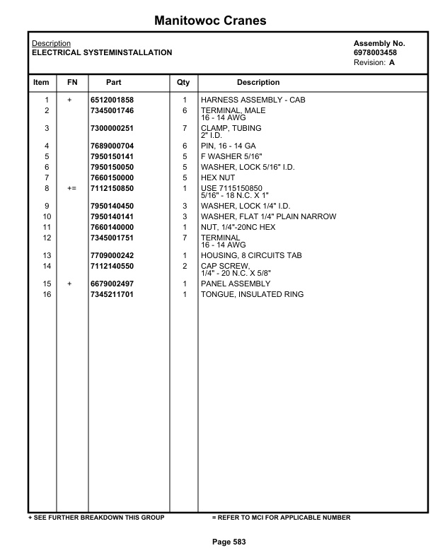 Grove RT630C Crane Parts Manual 79120 2020 3 Grove RT630C Crane Parts Manual 79120 2020-3