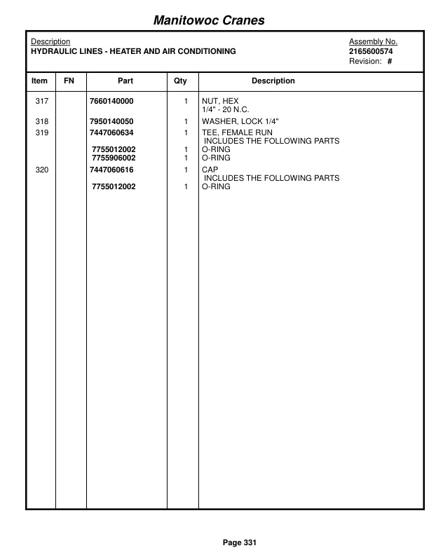 Grove RT635C Crane Parts Manual 220352 2014 2 Grove RT635C Crane Parts Manual 220352 2014-2