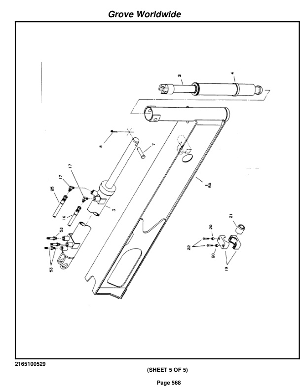 Grove RT635C Crane Parts Manual 77655 2004 3 Grove RT635C Crane Parts Manual 77655 2004-3