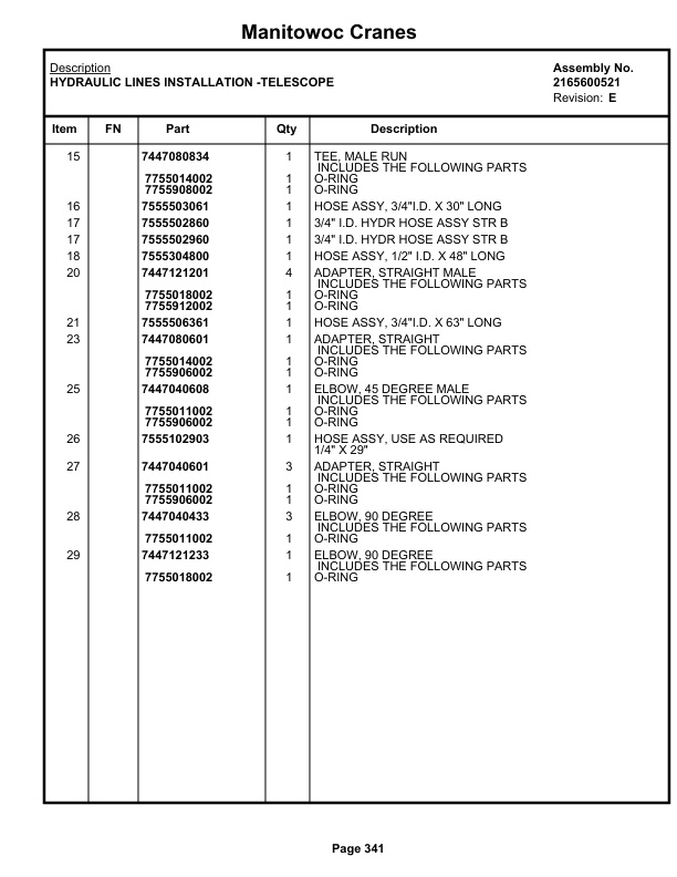 Grove RT635C Crane Parts Manual 81128 2022 2 Grove RT635C Crane Parts Manual 81128 2022-2