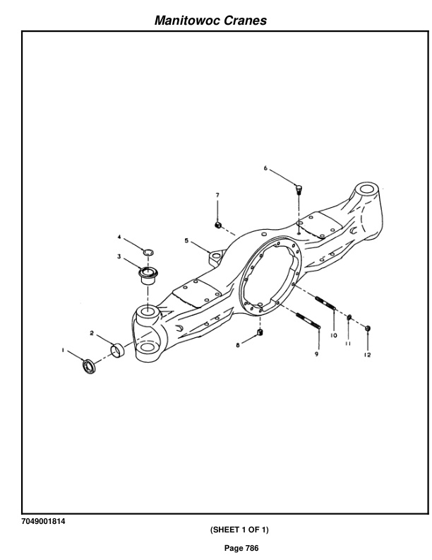 Grove RT635C Crane Parts Manual 83842 2009 3 Grove RT635C Crane Parts Manual 83842 2009-3