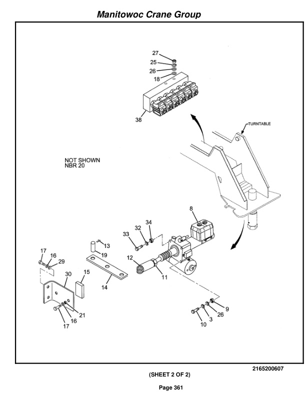 Grove RT635C Crane Parts Manual 87031 2005-2