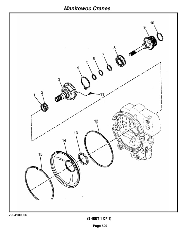 Grove RT640E Crane Parts Manual 221545 2014 3 Grove RT640E Crane Parts Manual 221545 2014-3