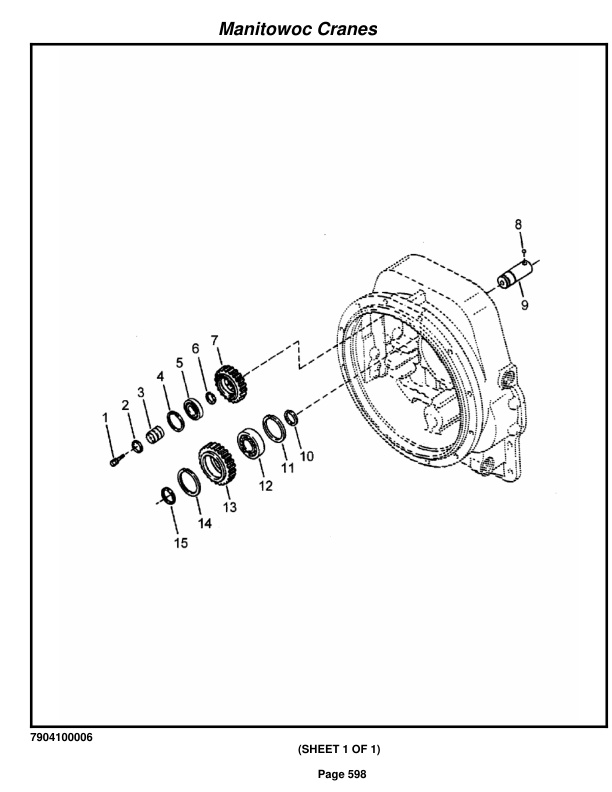 Grove RT640E Crane Parts Manual 221550 2014 3 Grove RT640E Crane Parts Manual 221550 2014-3