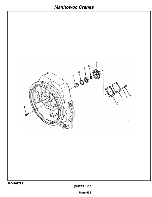 Grove RT640E Crane Parts Manual 222091 2014 3 Grove RT640E Crane Parts Manual 222091 2014-3