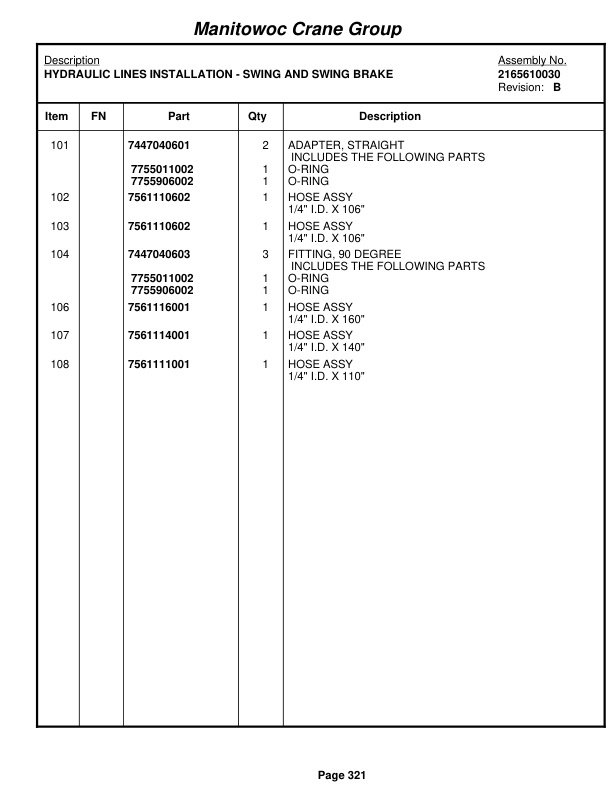 Grove RT640E Crane Parts Manual 222447 2008 2 Grove RT640E Crane Parts Manual 222447 2008-2