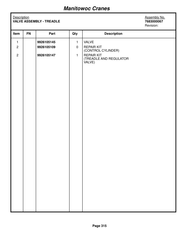 Grove RT640E Crane Parts Manual 224048 2015 2 Grove RT640E Crane Parts Manual 224048 2015-2