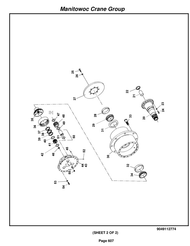 Grove RT640E Crane Parts Manual 225500 2006 3 Grove RT640E Crane Parts Manual 225500 2006-3