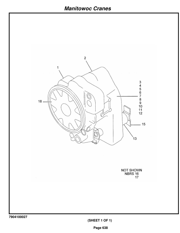 Grove RT650E Crane Parts Manual 223192 2015 3 Grove RT650E Crane Parts Manual 223192 2015-3