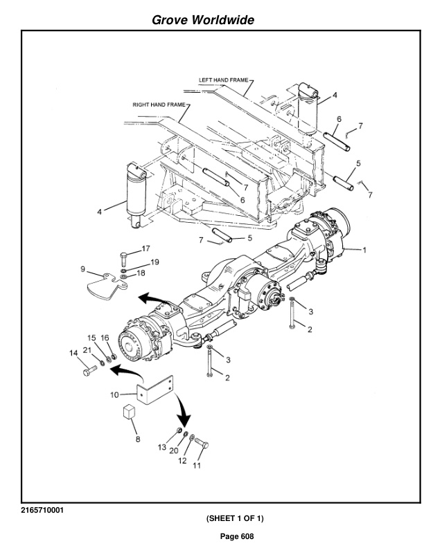 Grove RT650E Crane Parts Manual 223294 2003 3 Grove RT650E Crane Parts Manual 223294 2003-3