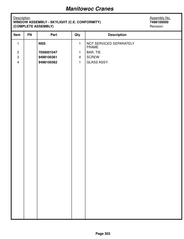 Grove RT650E Crane Parts Manual 223385 2015 2 Grove RT650E Crane Parts Manual 223385 2015-2