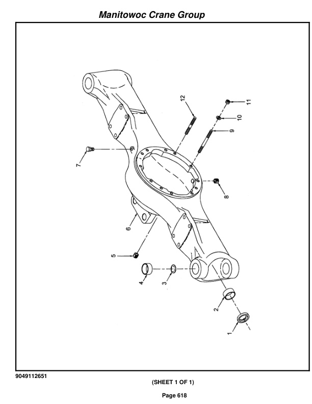 Grove RT650E Crane Parts Manual 224716 2005 3 Grove RT650E Crane Parts Manual 224716 2005-3