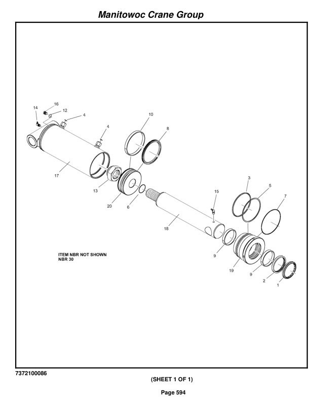 Grove RT650E Crane Parts Manual 224851 2005 3 Grove RT650E Crane Parts Manual 224851 2005-3