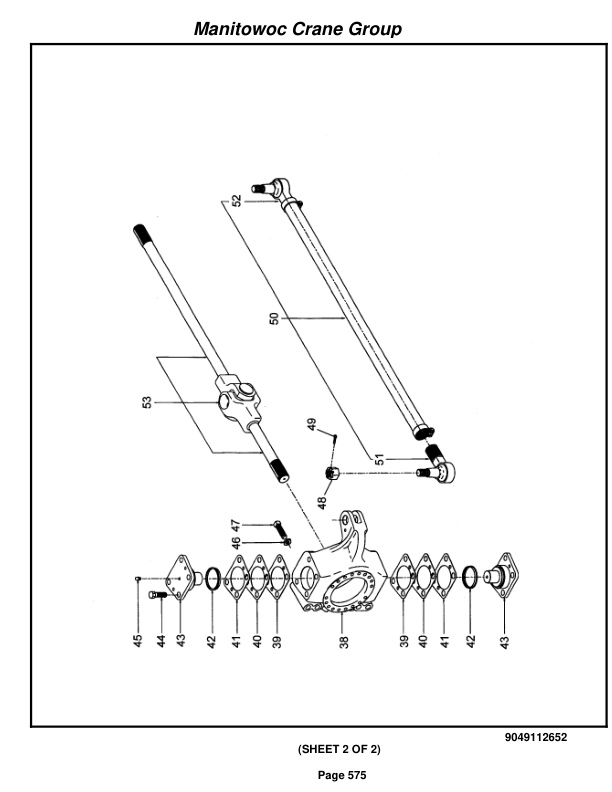 Grove RT650E Crane Parts Manual 224954 2005 3 Grove RT650E Crane Parts Manual 224954 2005-3