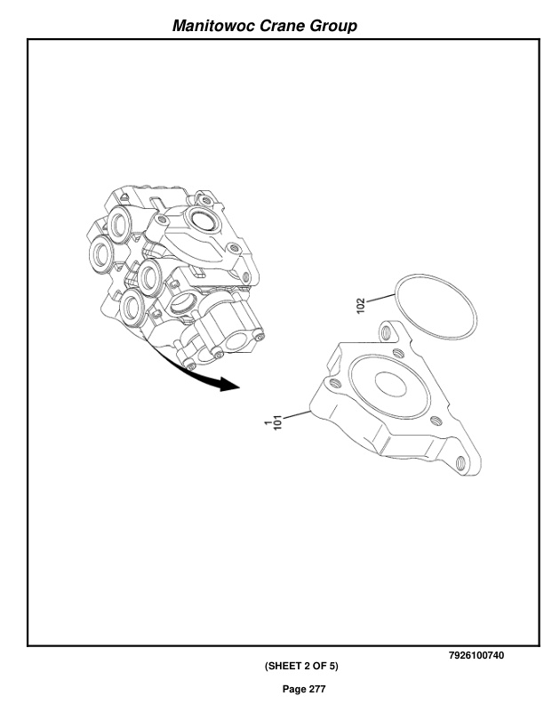 Grove RT650E Crane Parts Manual 225142 2006 2 Grove RT650E Crane Parts Manual 225142 2006-2