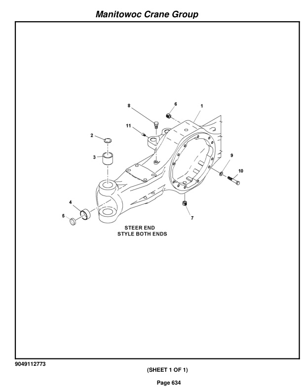 Grove RT650E Crane Parts Manual 225324 2006 3 Grove RT650E Crane Parts Manual 225324 2006-3