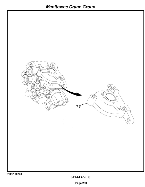 Grove RT650E Crane Parts Manual 225387 2006 2 Grove RT650E Crane Parts Manual 225387 2006-2
