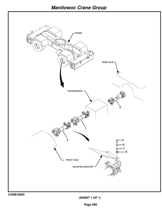 Grove RT650E Crane Parts Manual 225510 2006 3 Grove RT650E Crane Parts Manual 225510 2006-3