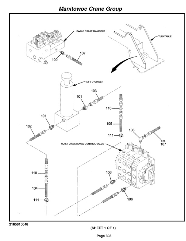Grove RT650E Crane Parts Manual 225886 2009 2 Grove RT650E Crane Parts Manual 225886 2009-2