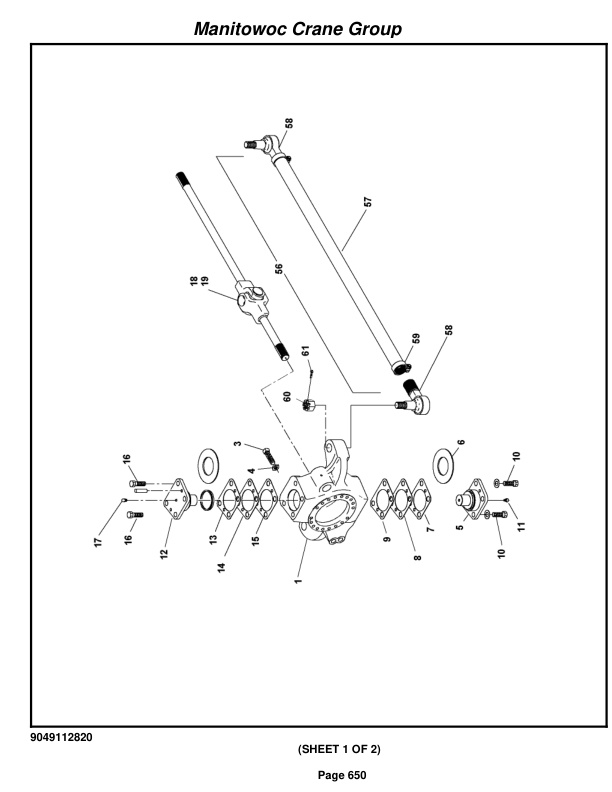 Grove RT650E Crane Parts Manual 225970 2006 3 Grove RT650E Crane Parts Manual 225970 2006-3