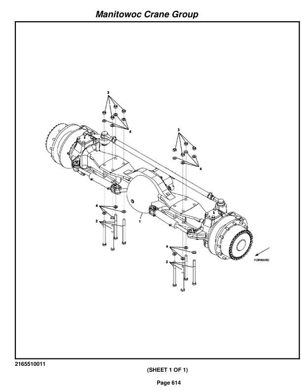 Grove RT650E Crane Parts Manual 225983 2007 3 Grove RT650E Crane Parts Manual 225983 2007-3