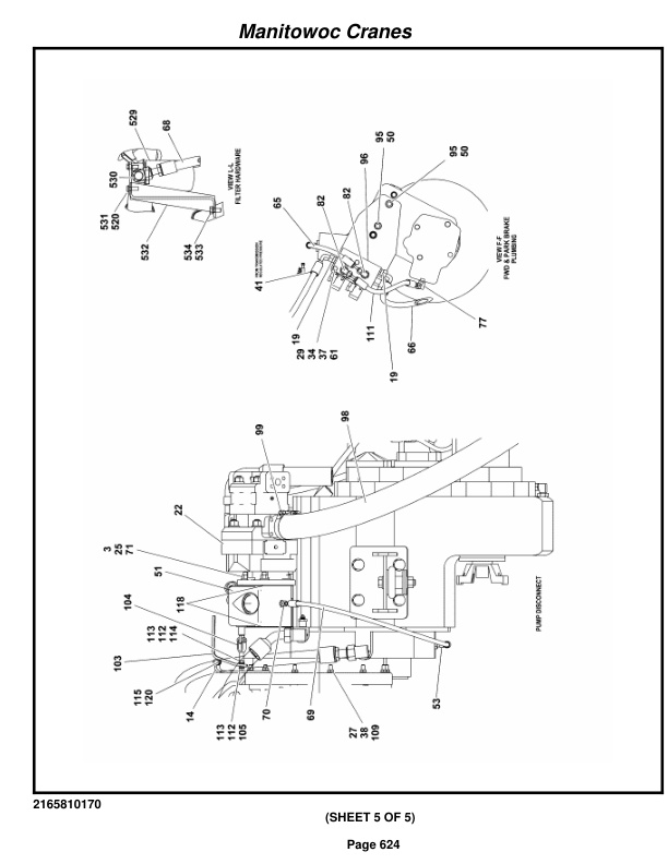 Grove RT650E Crane Parts Manual 226309 2017 3 Grove RT650E Crane Parts Manual 226309 2017-3